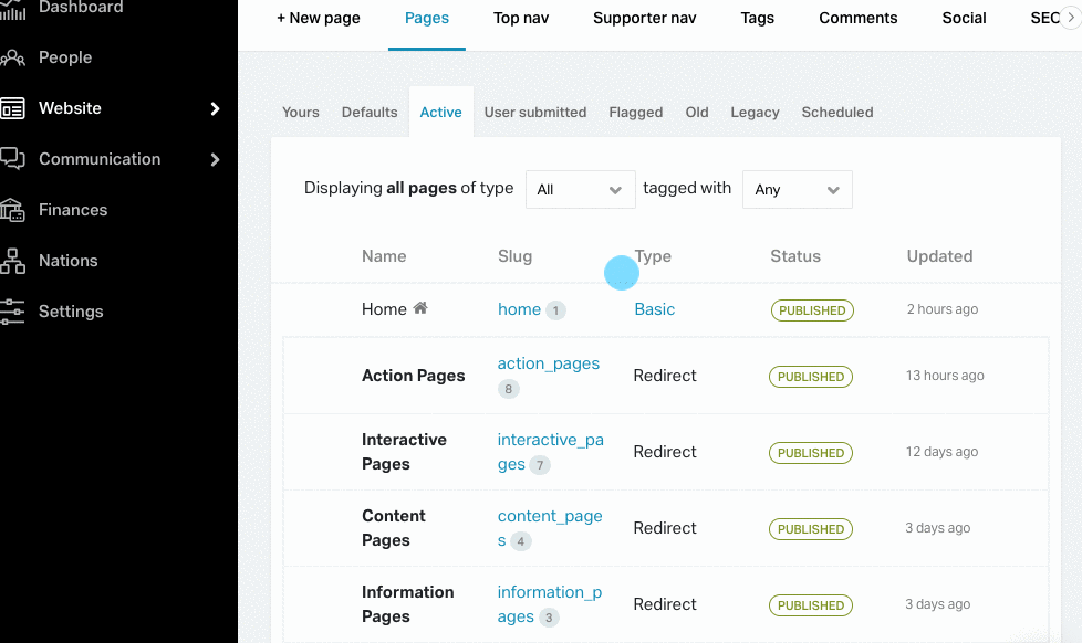 Setting up social media icons preview